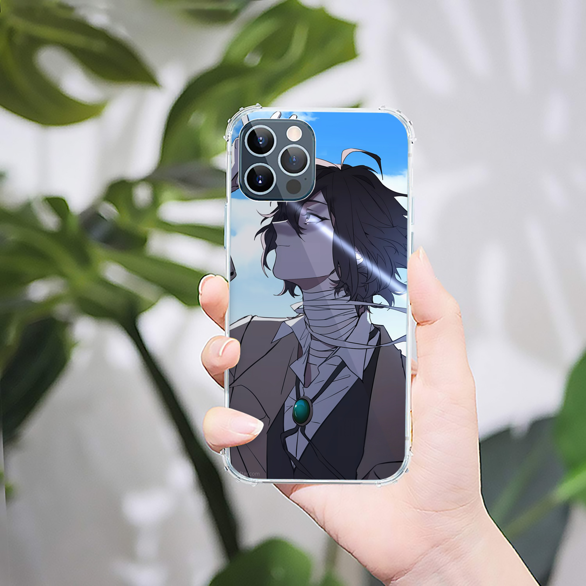 （画像用） 文豪ストレイドッグス Bungo Stray Dogs 【iPhone 12シリーズ対応】透明スマホケース（クリアソフトケース）